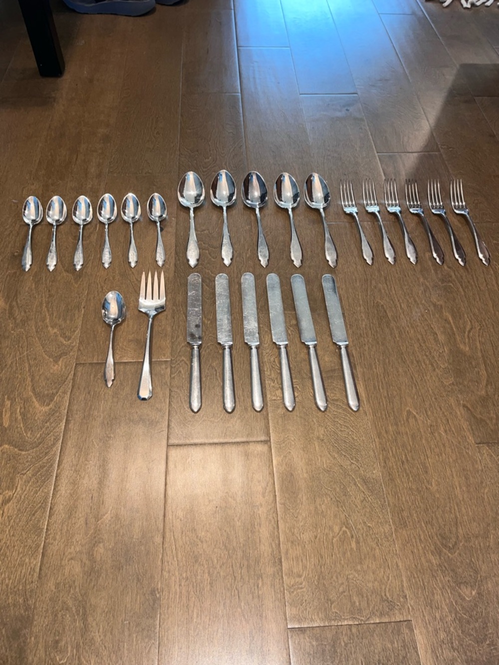 William Rogers & Sons Stainless Steel Flatware 25 Pieces